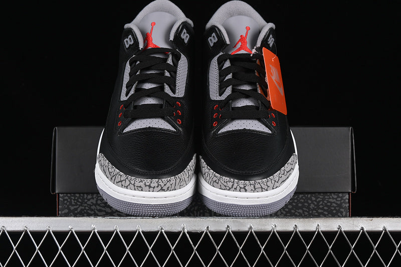Nike Air Jordan 3 RetroCement Grey Black Sneakers