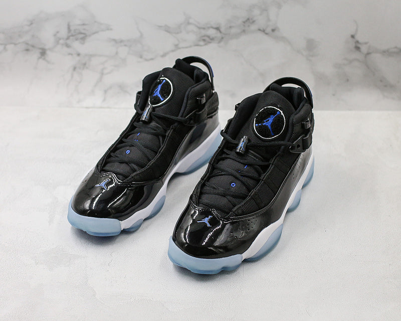 Nike Air Jordan 6 Rings Space Jam Black/Hyper Royal-White Sneakers