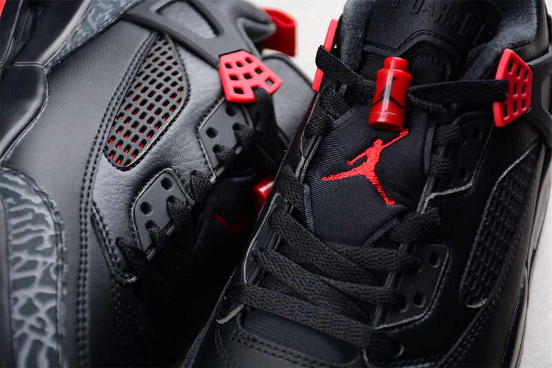 Nike Air Jordan Spizike Low Bred Black Gym Red Cool Grey Sail Sneakers