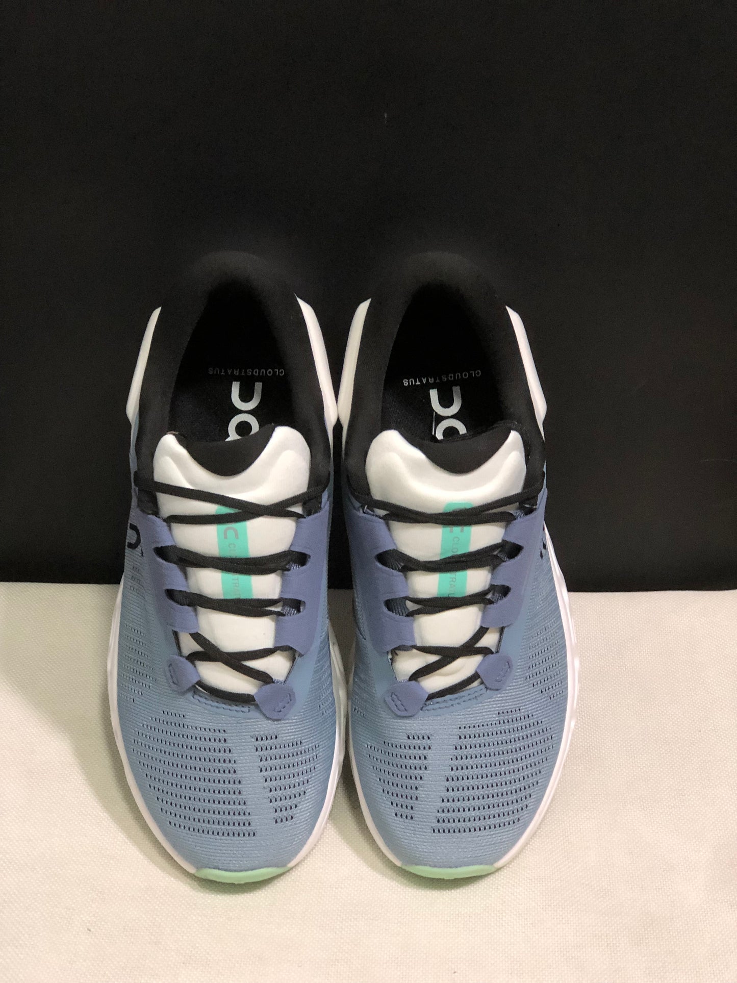On Running Cloudstratus 3 Anti-Slip Running Shoes Haze Blue/White