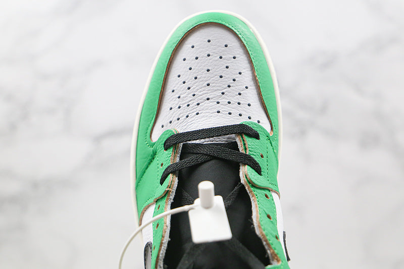 Nike Air Jordan 1 Retro High-Top OG Shoe Lucky Green White Sneakers