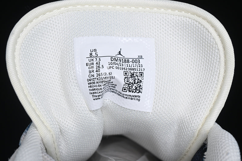 Nike Air Jordan 1 Low Navy White Sneakers
