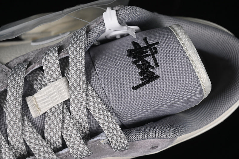 Nike Air Jordan 1 Low Grey White Sneakers