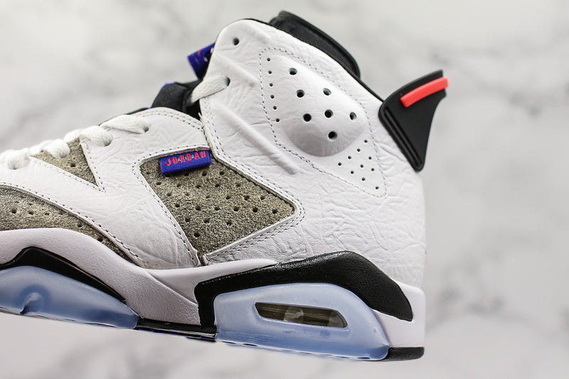 Nike Air Jordan 6 Retro Flight Nostalgia White Gray Sneakers