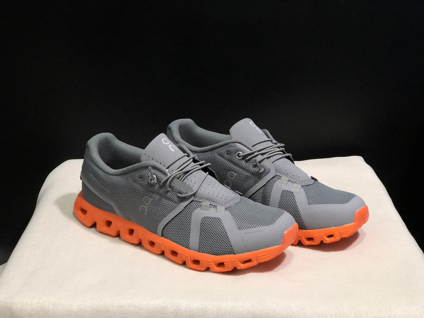On Running Cloud 5 Lightweight Running Shoes Grey/Orange