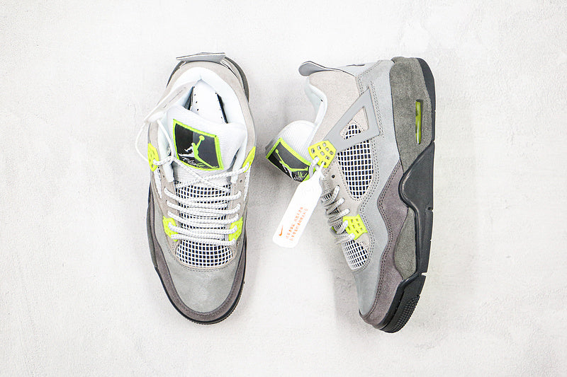 Nike Air Jordan 4 Retro SE Mid Neon Green Black Shoes