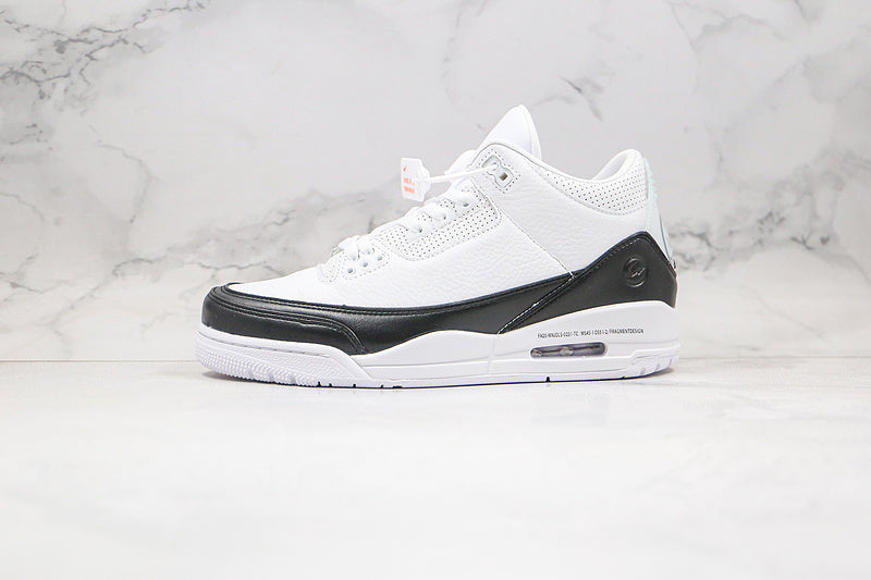 Nike Air Jordan 3 Retro Fragment White Cement Black Sneakers