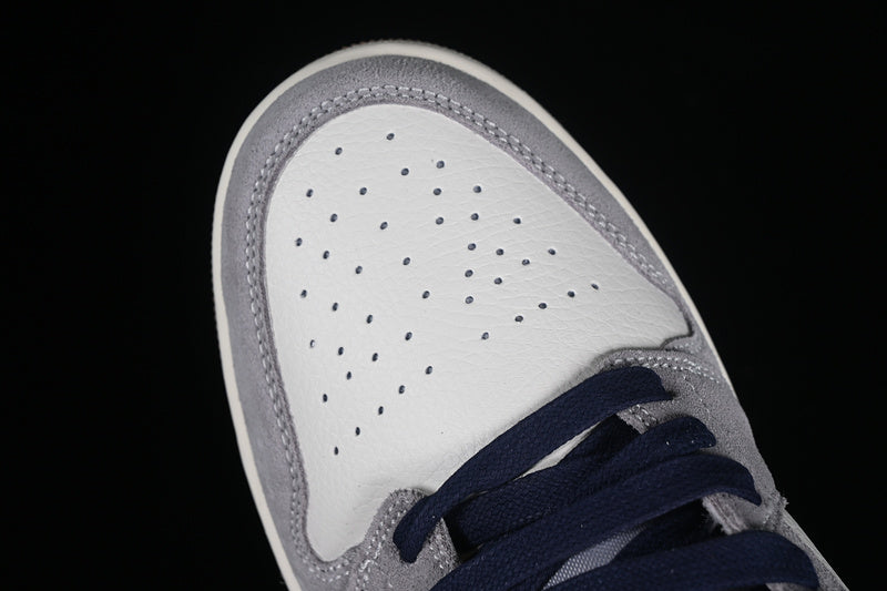 Nike Air Jordan 1 Low SE Bamboo Panda Grey White Brown Sneakers