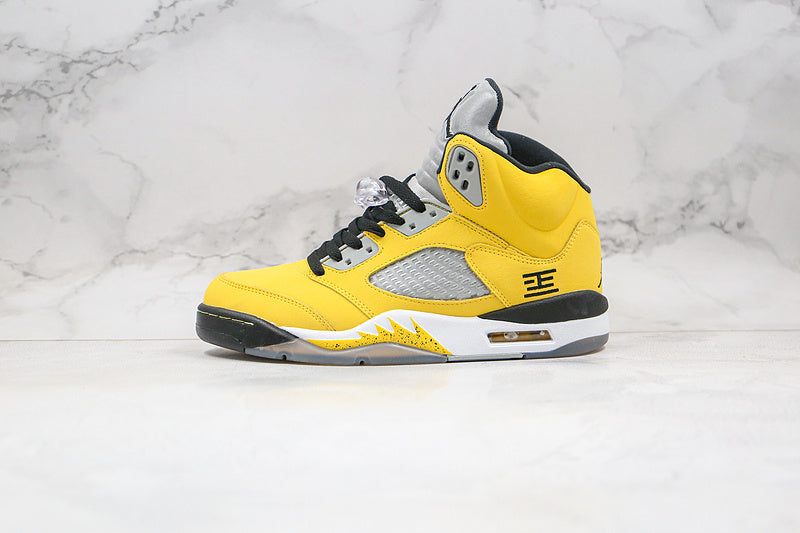 Nike Air Jordan 5 Retro T23 Tokyo Japan Limited Yellow Gray Sneakers