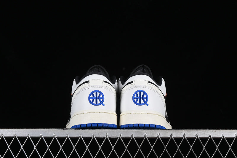 Nike Air Jordan 1 Low Quai 54 Off Noir Summit White Burn Sunrise Sail Sneakers
