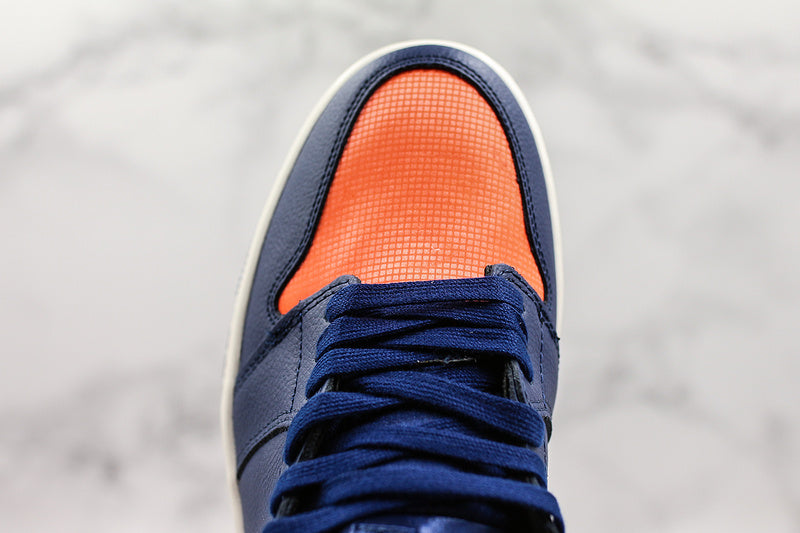 Nike Air Jordan 1 Retro High Royal Blue Orange Sneakers