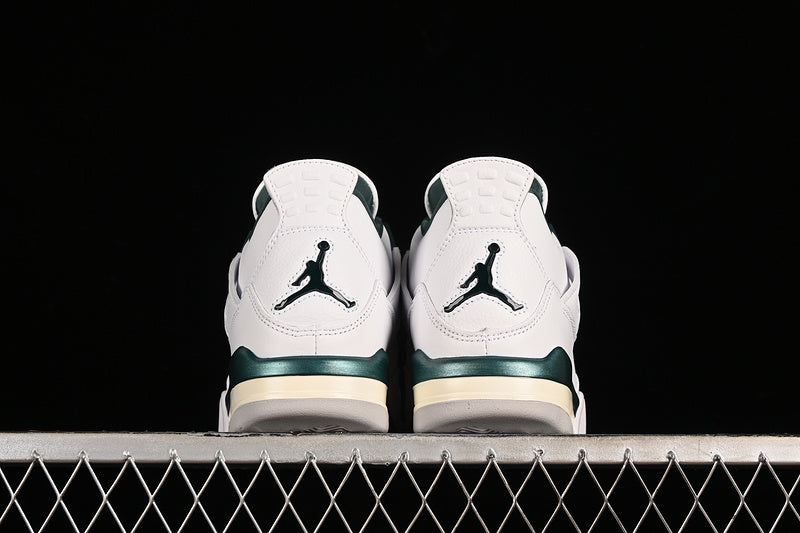 Nike Air Jordan 4 Retro Oxidized Green White Sneakers