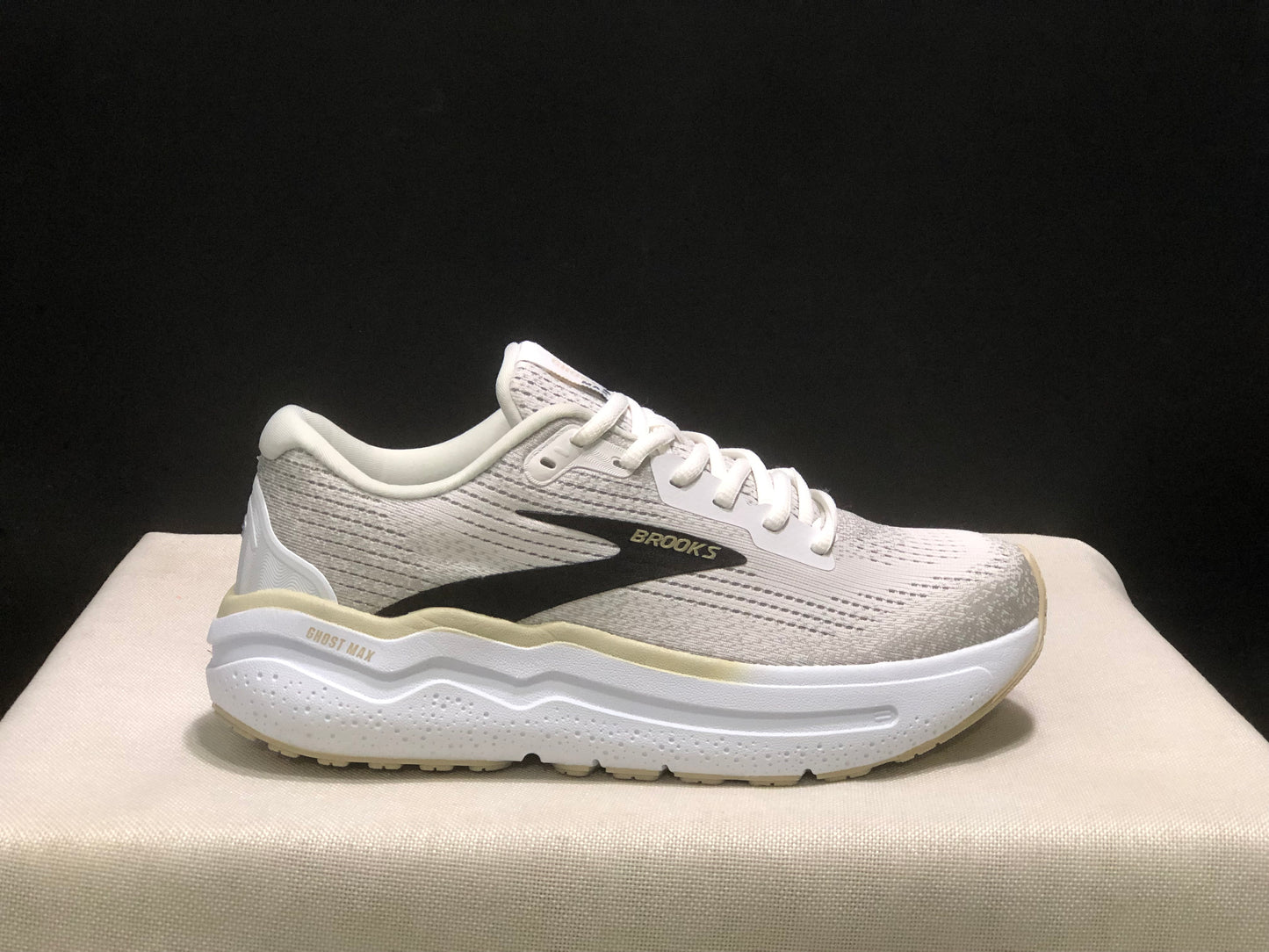 Brooks Ghost Max 2 Breathable Low-top Running Shoes Mushroom Grey
