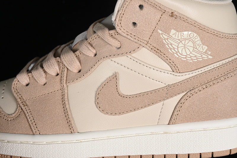 Nike Air Jordan 1 Mid Legend Light Brown Sail Sneakers