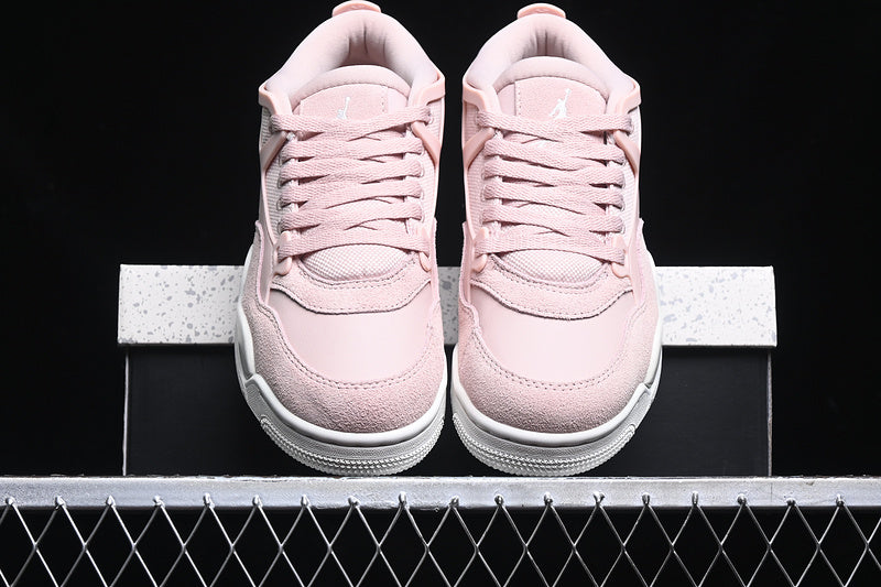 Nike Air Jordan 4 Remastered White Sole Pink Sneakers