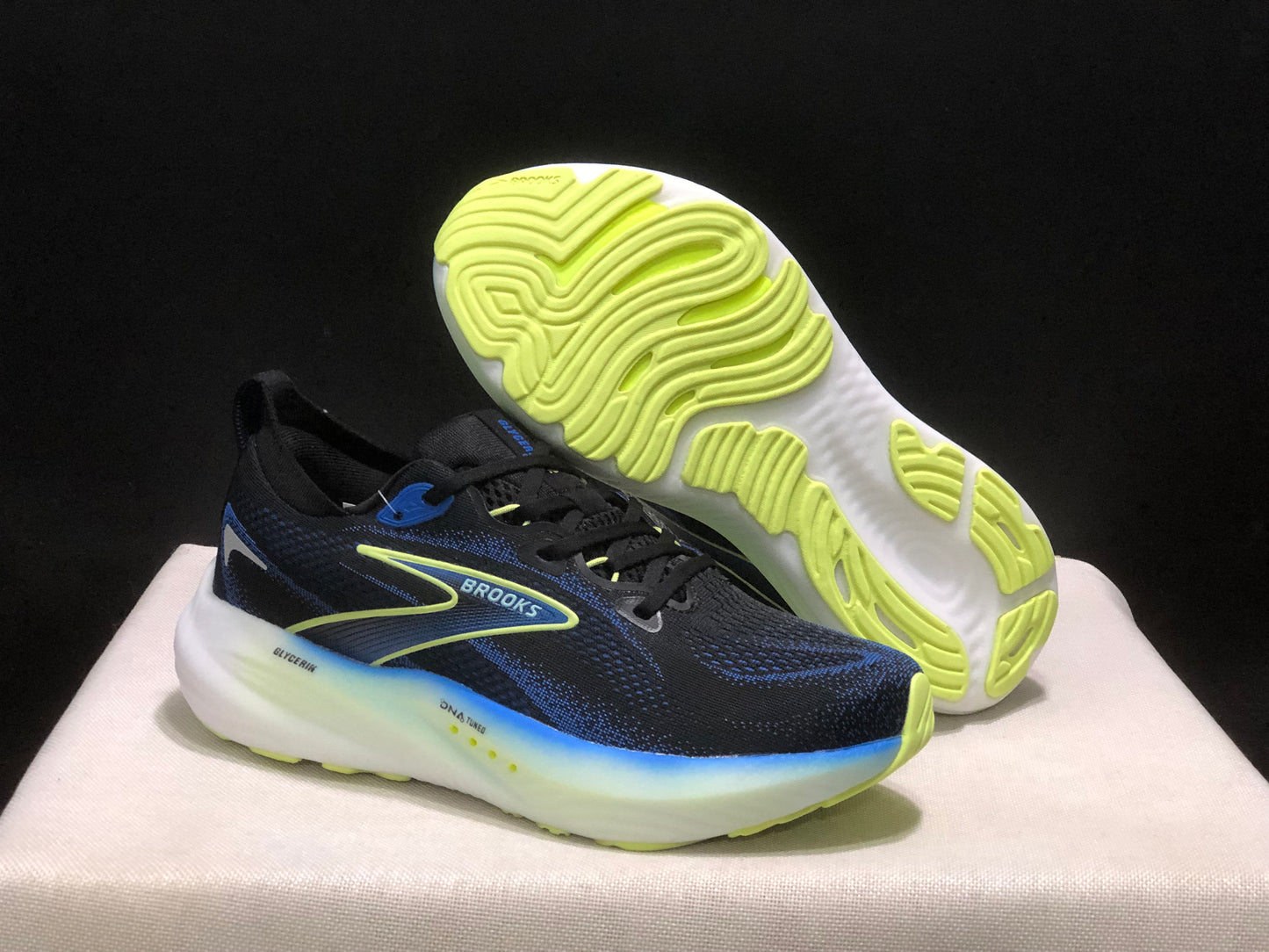 Brooks Glycerin 22 Comfortable Running Shoes Co Branded Blue