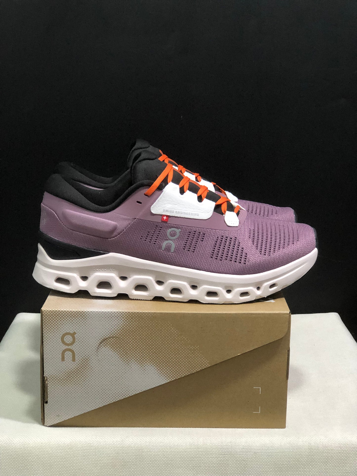 On Running Cloudstratus 3 Anti-Slip Running Shoes Quartz Lily/Purple