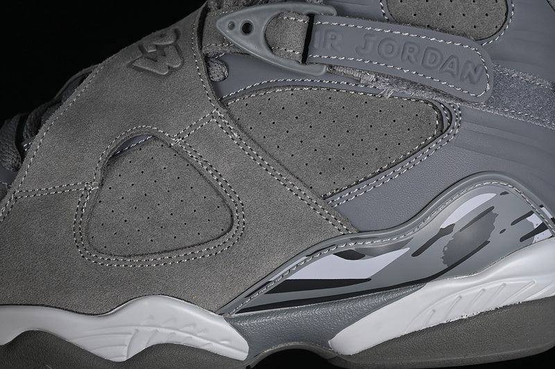 Nike Air Jordan 8 Retro Wolf Grey Sneakers