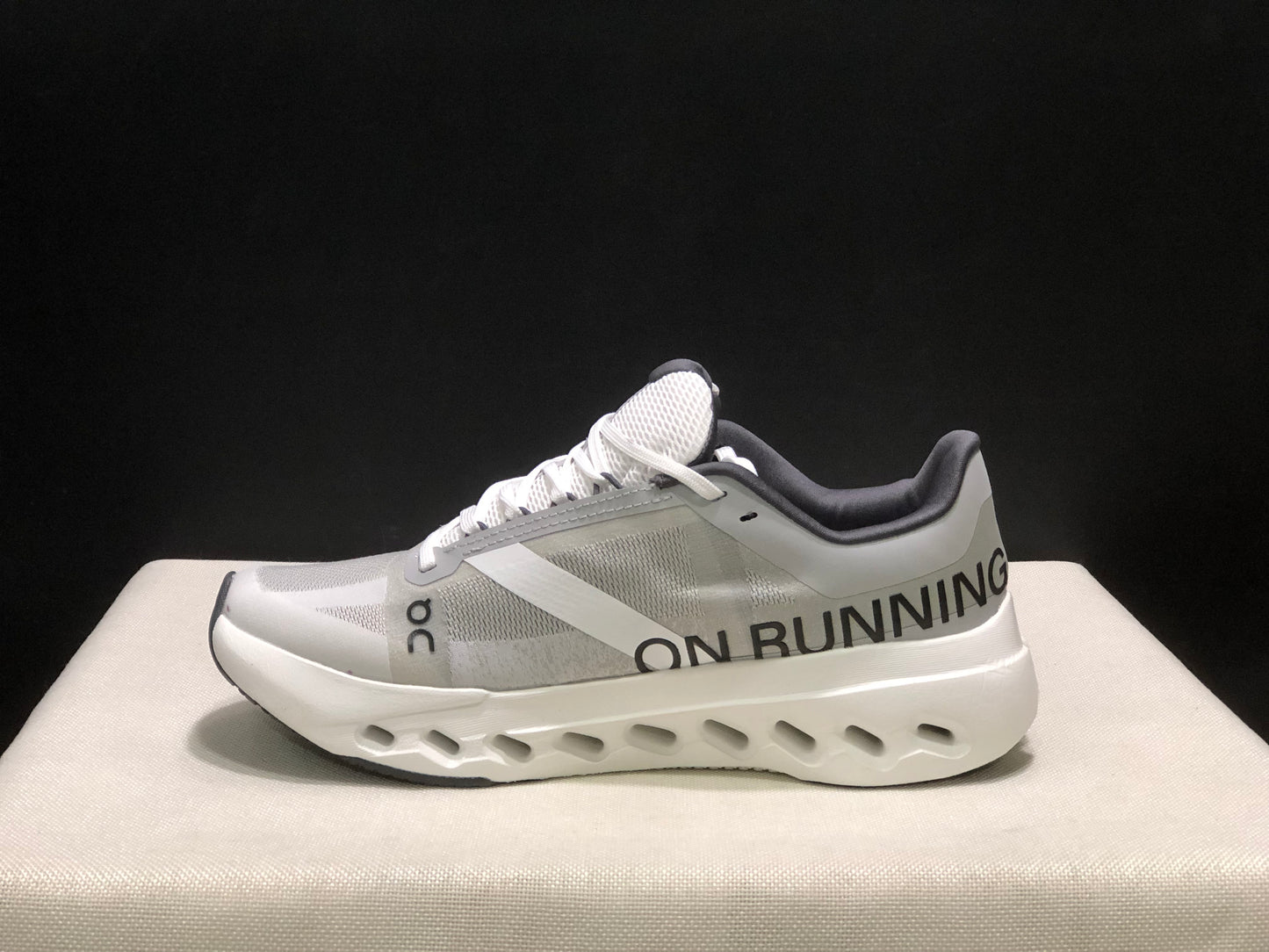 On Running Cloudsurfer Next Casual Running Shoes Giacier/White