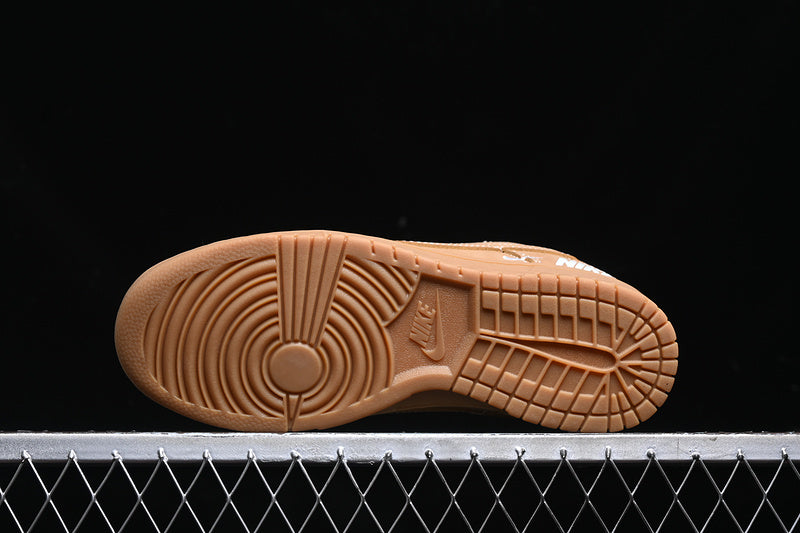 Nike Air Jordan 1 Low Wheat Color Brown Sneakers