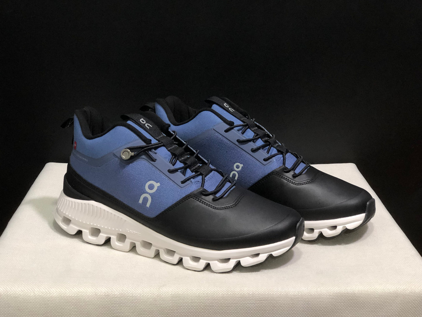 On Running Cloud Hi Edge Outdoor Training Running Shoes Blue/Black