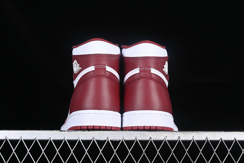 Nike Air Jordan 1 Retro High Dune Red White Sneakers