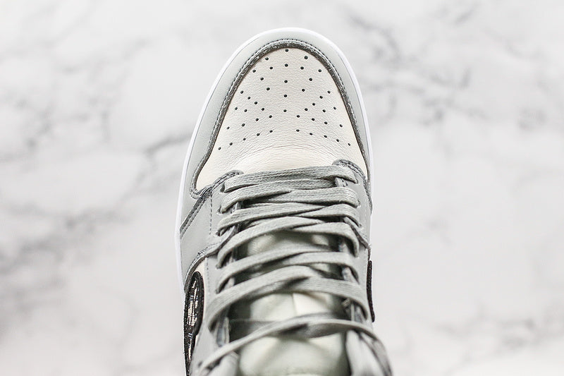 Nike Air Jordan 1 High-top Wolf Grey Sneakers Dior Joint Edition
