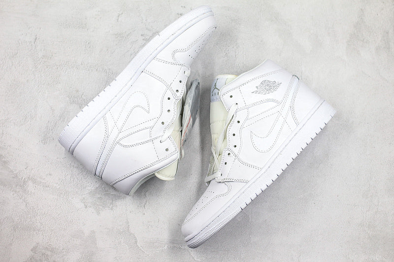 Nike Air Jordan 1 Retro High Pure White Sneakers