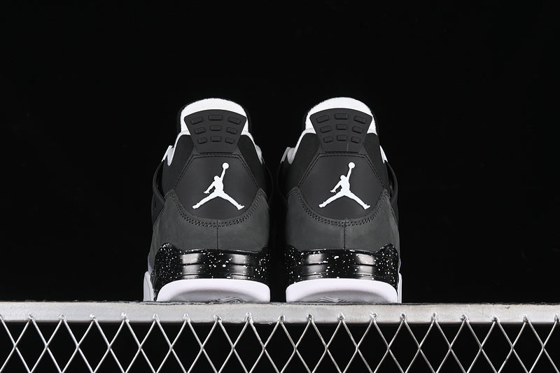 Nike Air Jordan 4 Retro Fear Black White Anthracite Sneakers