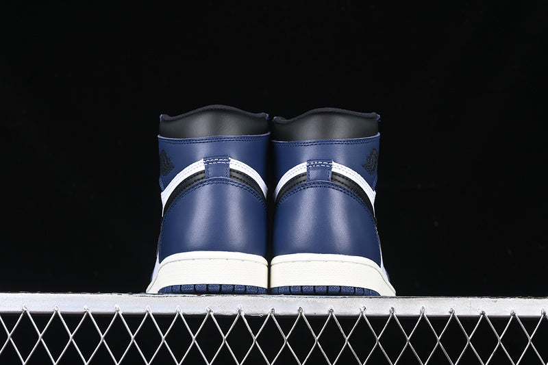 Nike Air Jordan 1 High OG Midnight Navy Black White Sneakers