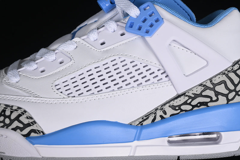 Nike Air Jordan Spizike Low White University Blue Grey Sneakers