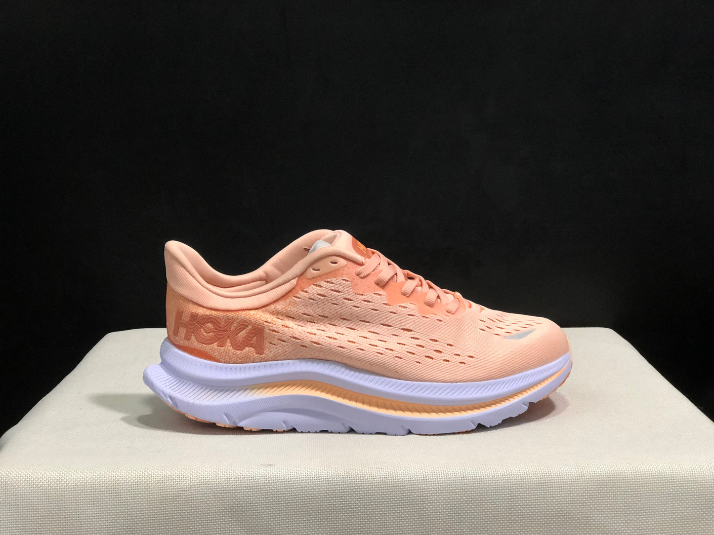 Hoka One One Kawana Cushioning Comfortable Gym Running Shoes Sneakers Light Orange
