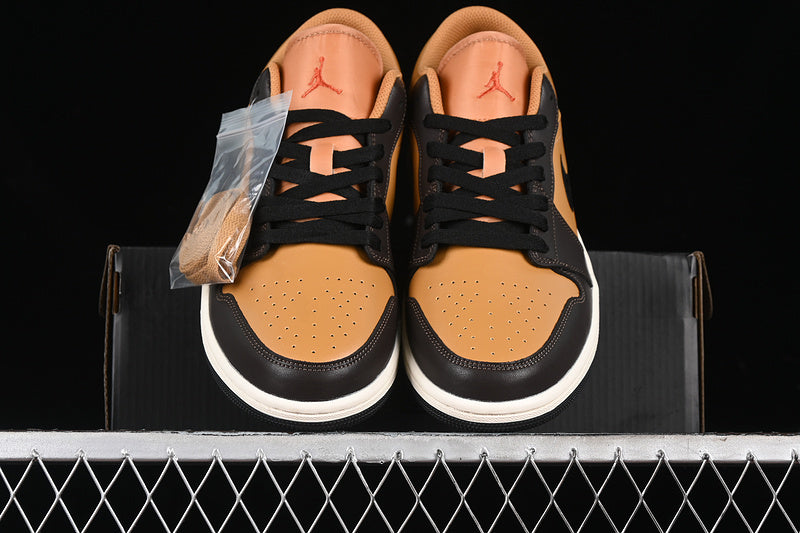 Nike Air Jordan 1 Low Baroque Brown Black Sneakers