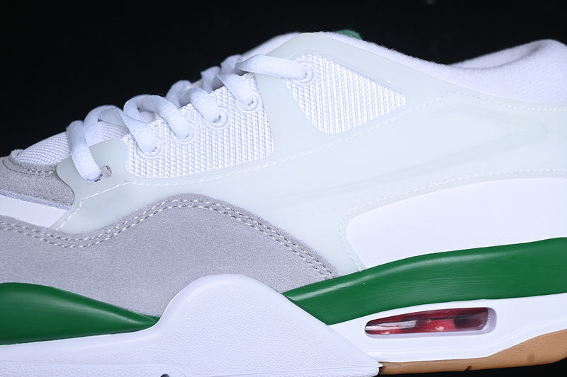 Nike Air Jordan 4 Remastered Pine Green Neutral Grey White Sneakers