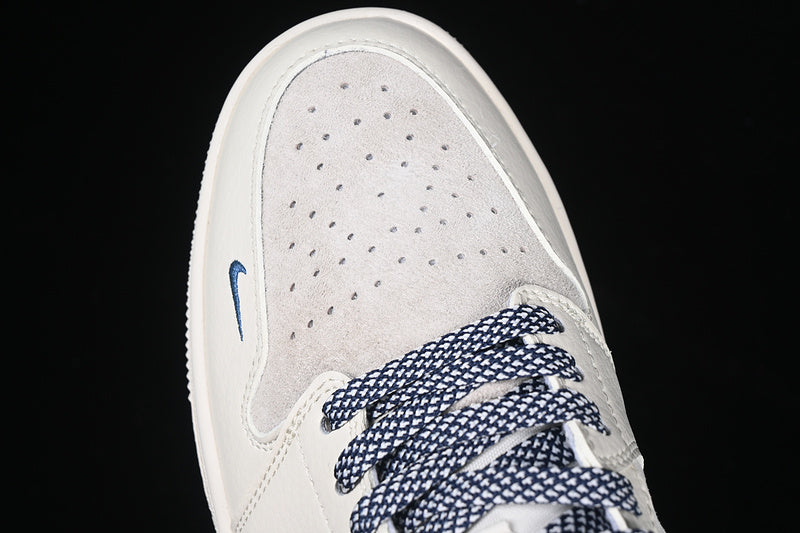 Nike Air Jordan 1 Low Blue Grey White Casual Sneakers