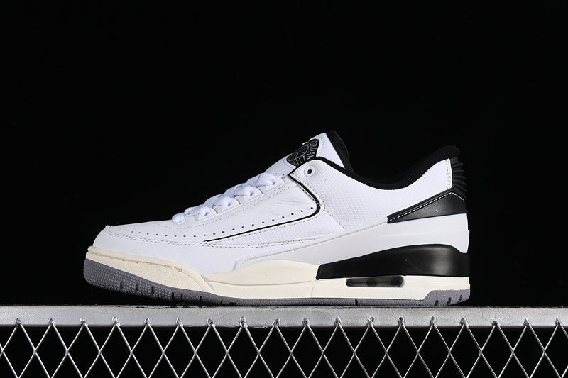Nike Air Jordan 2/3 Retro Cement Grey Black White Sneakers