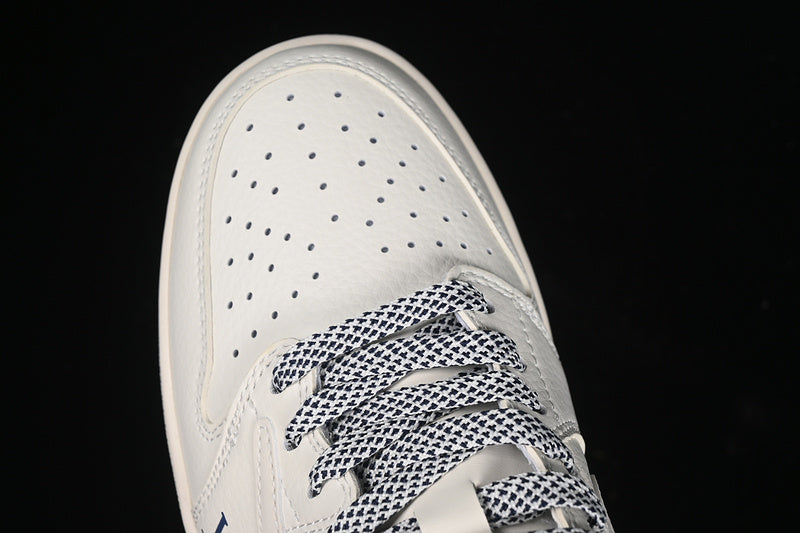 Nike Air Jordan 1 Low OG SP Travis Scott Fragment Design LV Navy Sole White Sneakers