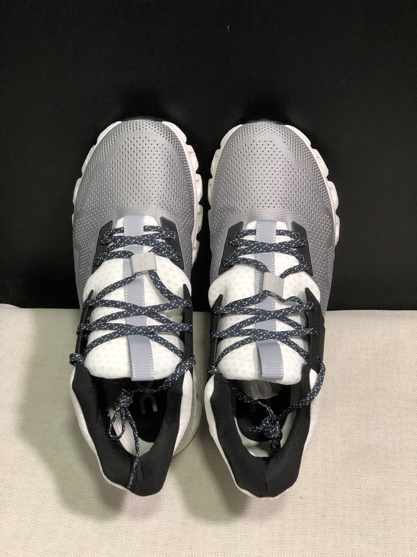 On Running Cloud Hi Edge Outdoor Training Running Shoes Silver Gray/Black