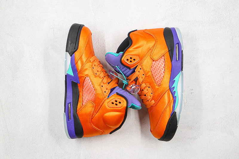 Nike Air Jordan 5 Retro Fresh Prince Golden Yellow Will Smith Limited Edition Sneakers