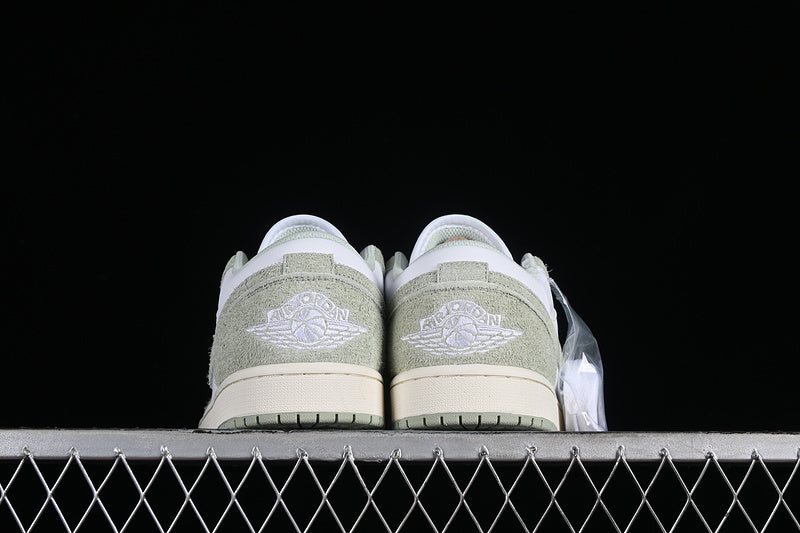 Nike Air Jordan 1 Low White Matcha Green Sneakers