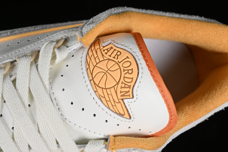 Nike Air Jordan 2 Low Craft Melon Tint Light Curry Cobblestone Muslin Sneakers
