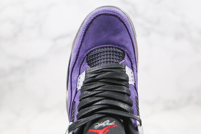 Nike Air Jordan 4 Retro Travis Scott Purple Sneakers