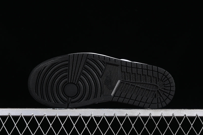 Nike Air Jordan 1 Mid Black White Sneakers