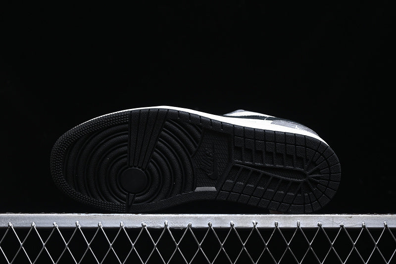 Nike Air Jordan 1 Low Black White Wolf Grey Sneakers