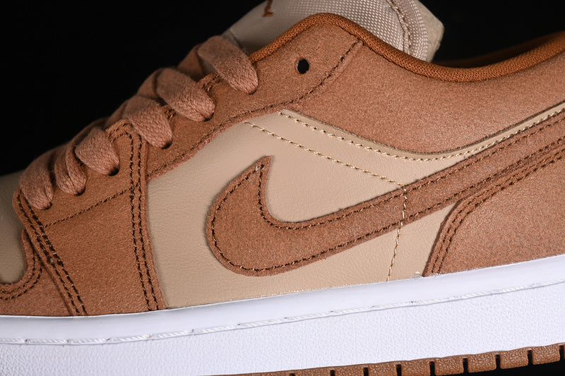 Nike Air Jordan 1 Low SE Legend Medium Brown Coffee Sneakers