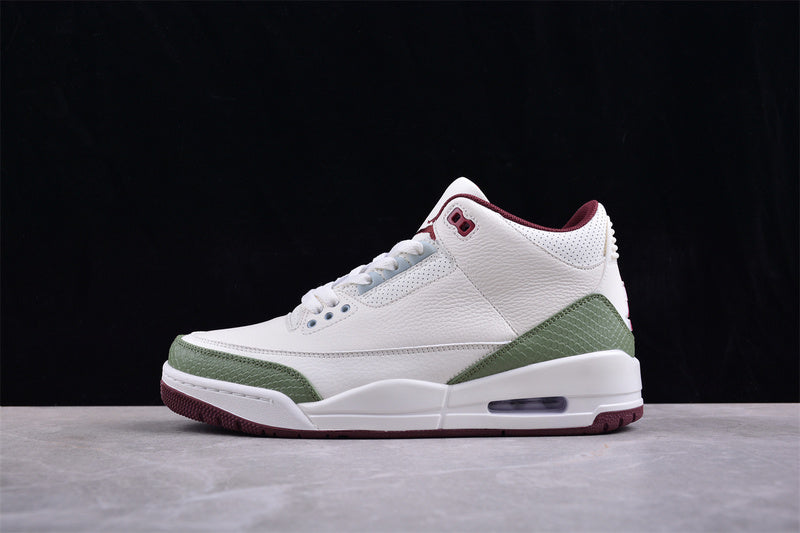 Nike Air Jordan 3 Retro Year Of The Dragon Red Green White Sneakers