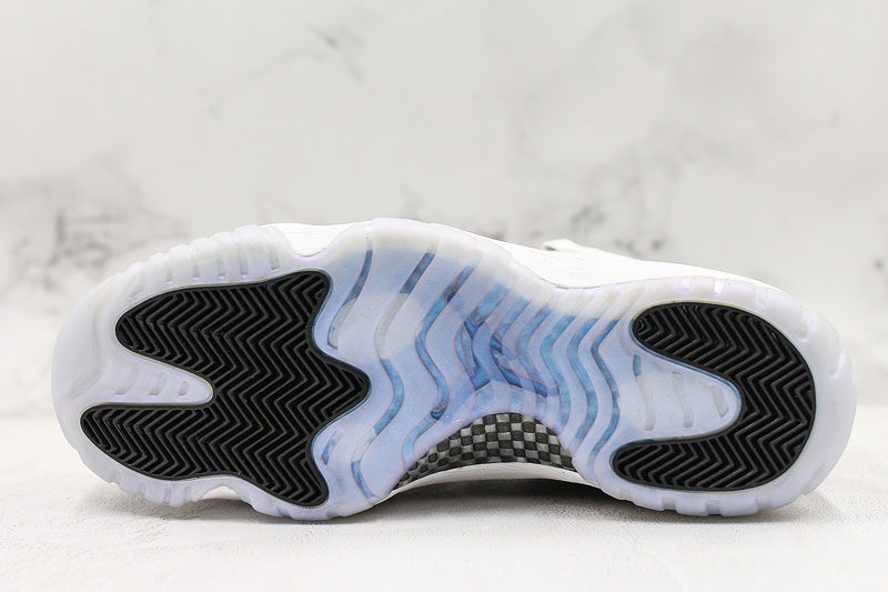 Nike Air Jordan 11 Retro Low Emerald Easter 2018 Black White Sneakers