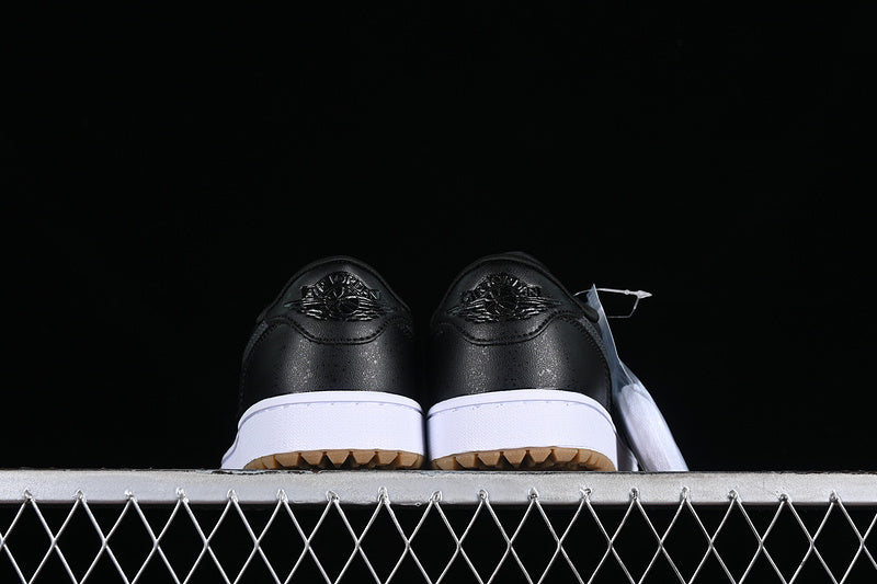 Nike Air Jordan 1 Low Brown Sole Black Sneakers