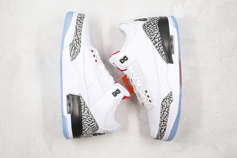 Nike Air Jordan 3 Retro White Cement Reimagined Sneakers