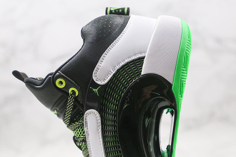 Nike Air Jordan 35 XXXV White Black Green Sole Sneakers